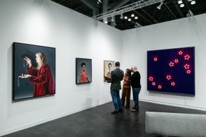 Kati Heck and [Alex Da Corte][0], [<a href='/art-galleries/sadie-coles/' target='_blank'>Sadie Coles HQ</a>][1], The Armory Show, New York (9–12 September 2021). Courtesy Ocula. Photo: Charles Roussel.  


[0]: https://ocula.com/artists/alex-da-corte/
[1]: https://ocula.com/art-galleries/sadie-coles/
